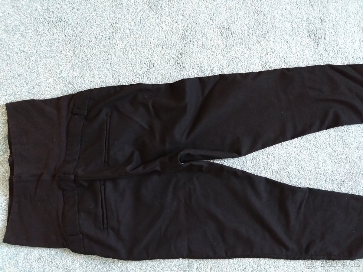 Těhotenské společenské kalhoty 36/38 - 2