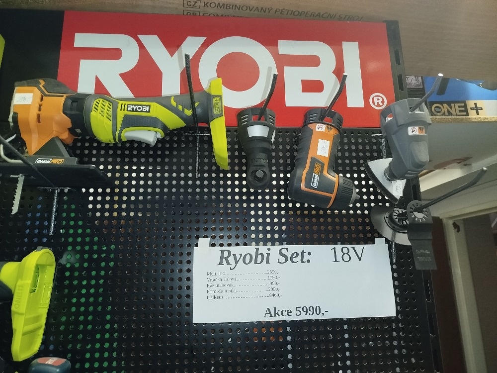 Ryobi ONE+ 18V SADA........nová - 2