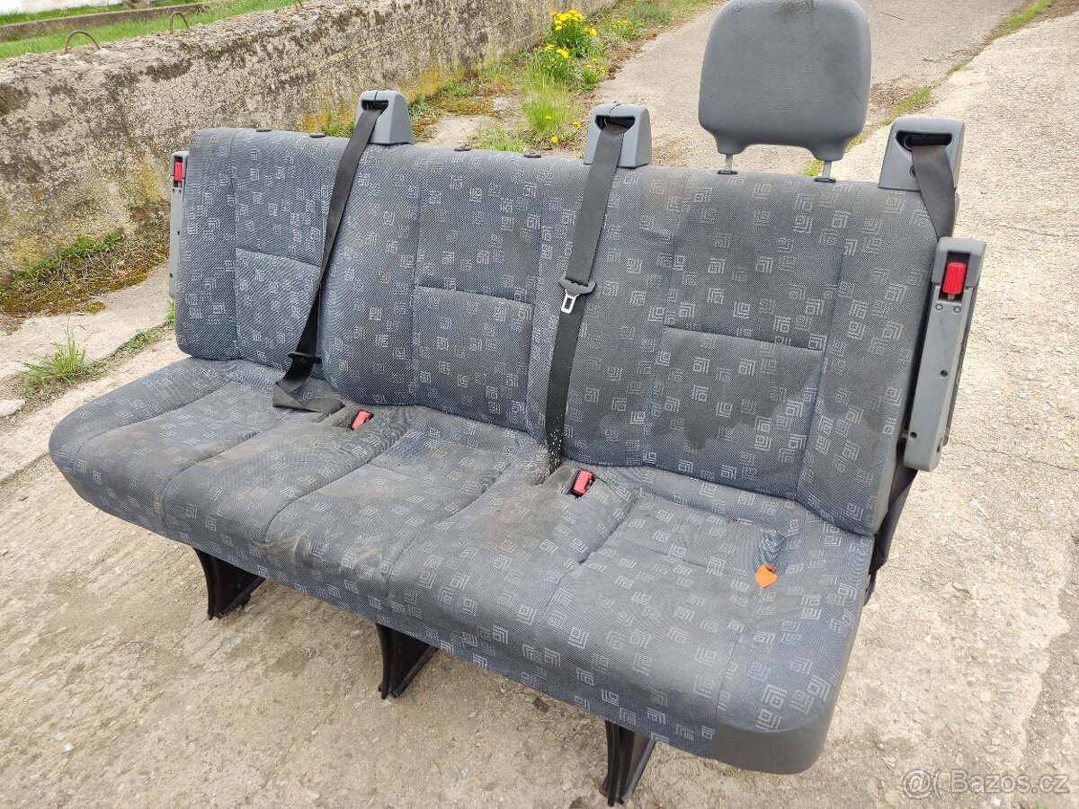 Mercedes Benz sprinter w903 / troj sedák, úchyty - 2