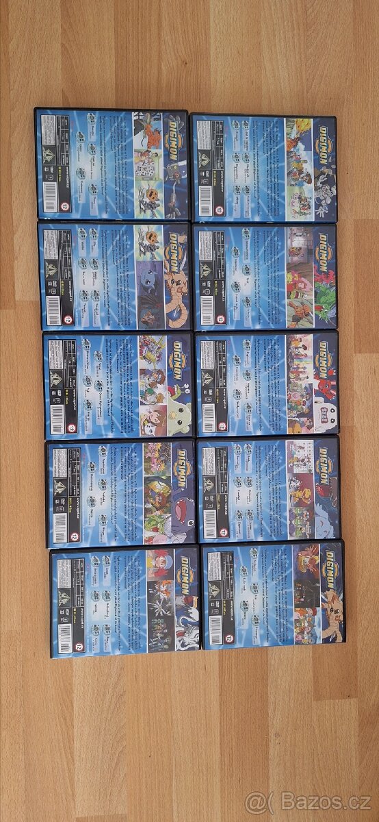 DIGIMON sada 10x DVD - 2