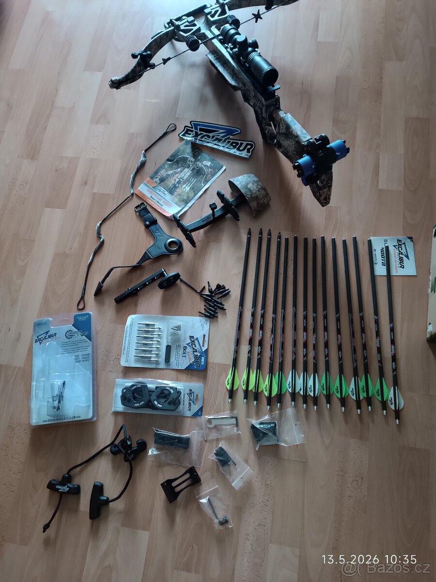 kuše Excalibur Micro Suppressor 400TD..+doplňky..Nova - 2