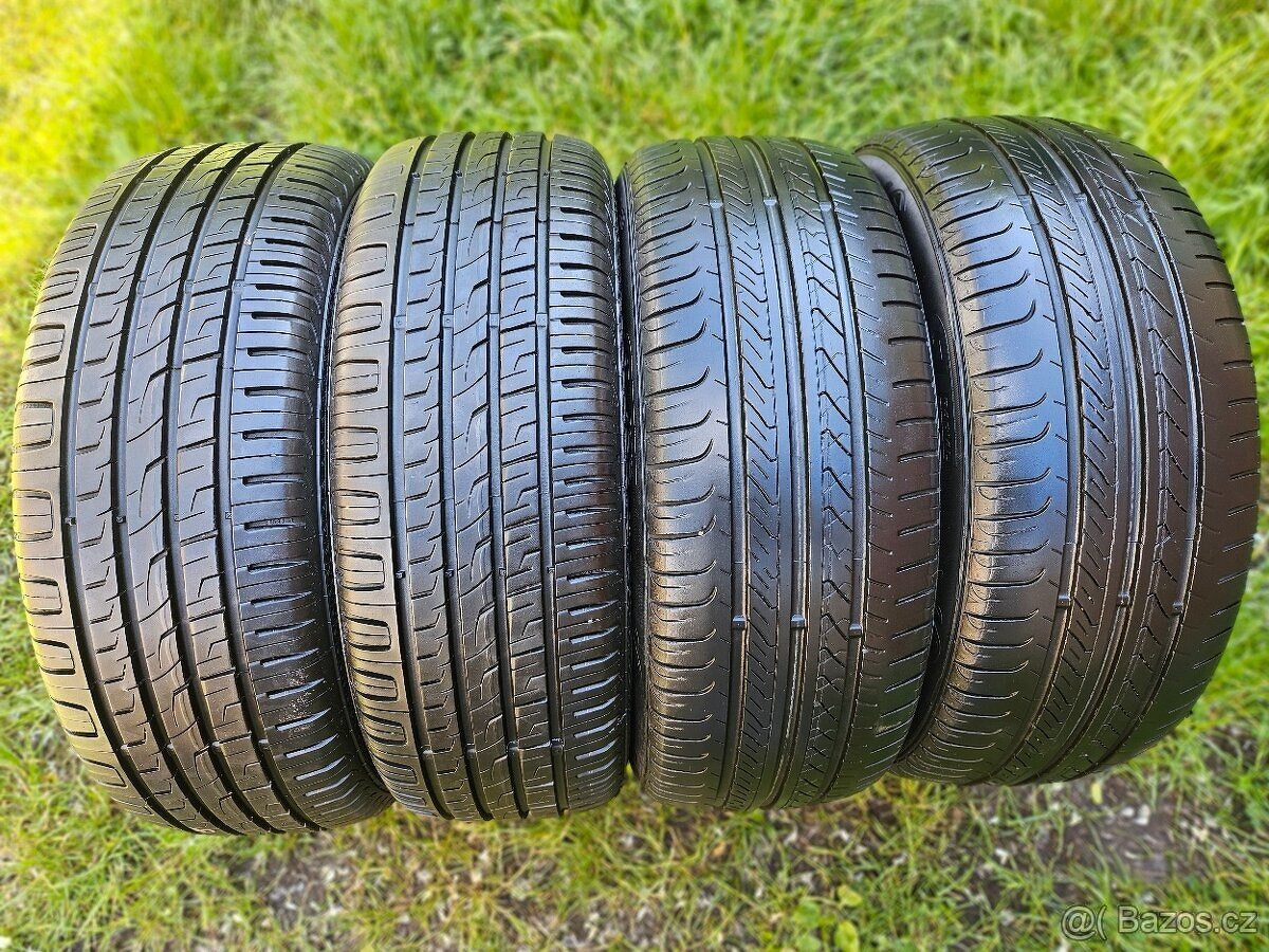4x Letní pneu Barum + Champiro - 185/55 R15 - 75% - 2