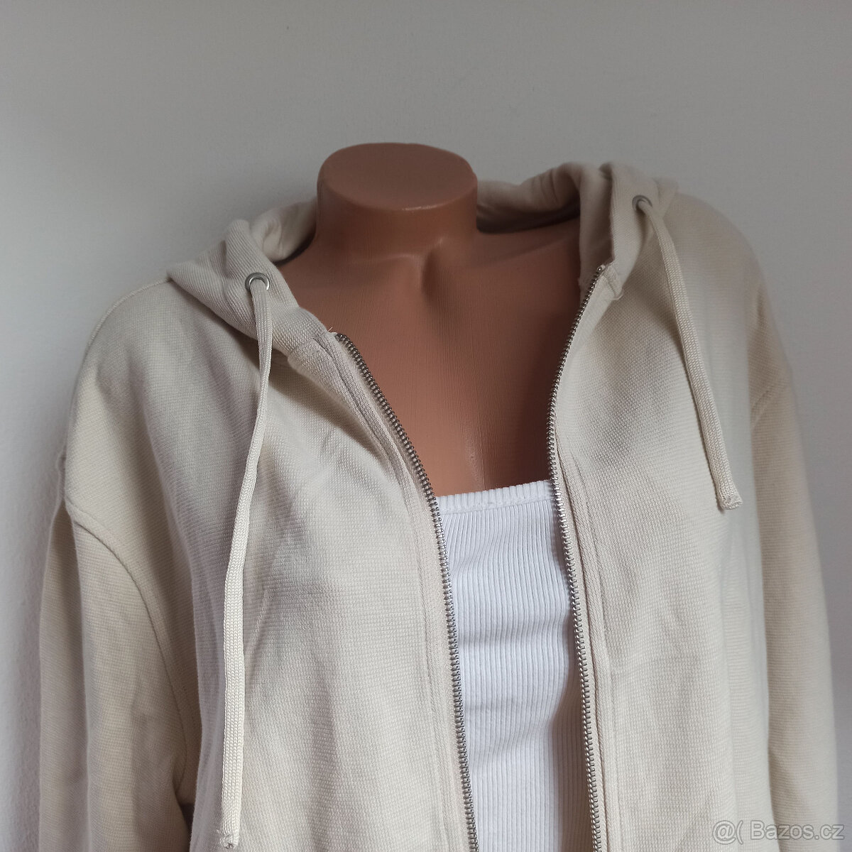 dámská mikina - bunda s kapucí 44 - 46 TOP STAV - 2