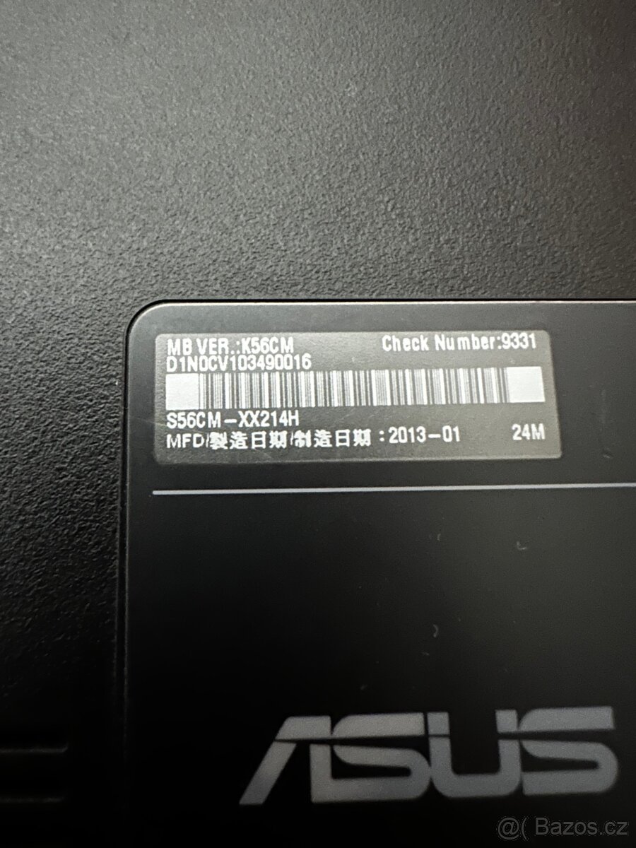 Asus ultrabook k56cm na náhradní díly - 2