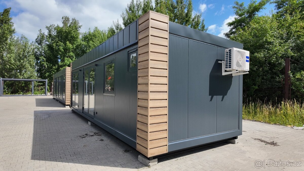 tiny house, kontejner 9×3 m – kancelář, obchod, bydlení - 2