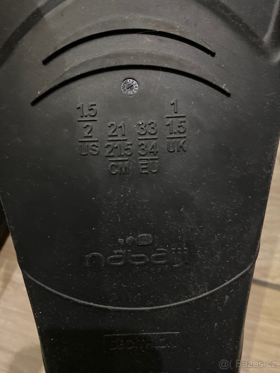 Dětské ploutve černé - 2