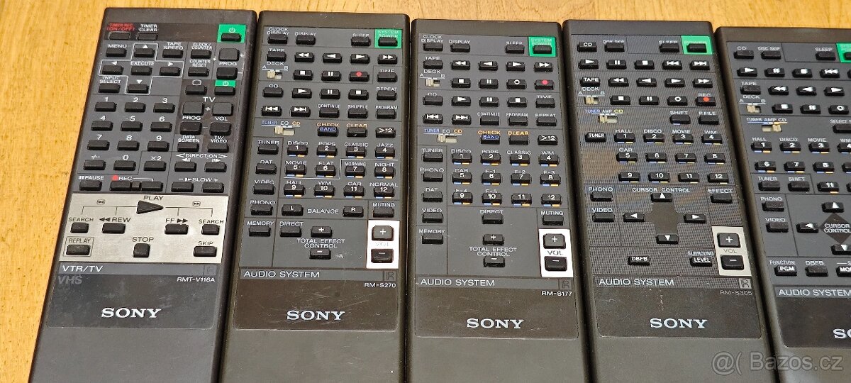 Ovladače SONY/ TECHNICS/ PANASONIC/ SHARP/ a další - 2