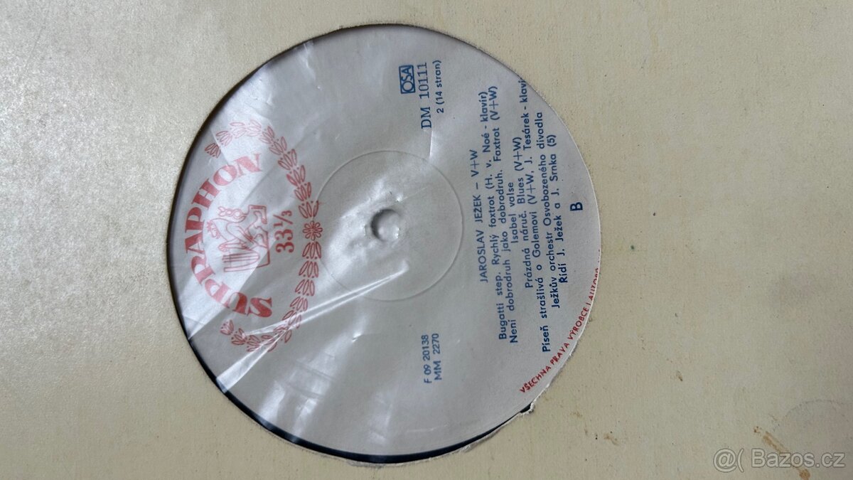 Voskovec Werich gramofonové desky - 2