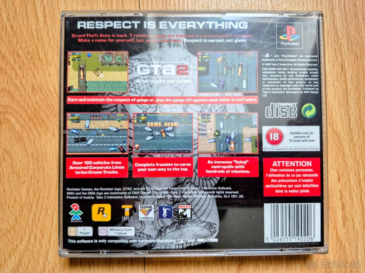 Predám hru na PS1 GTA 2 - 2
