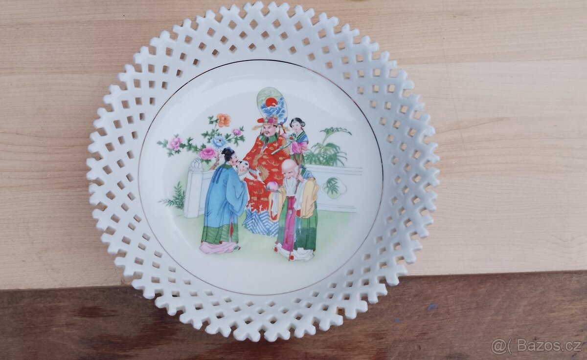 Čínský ozdobný talíř - 2