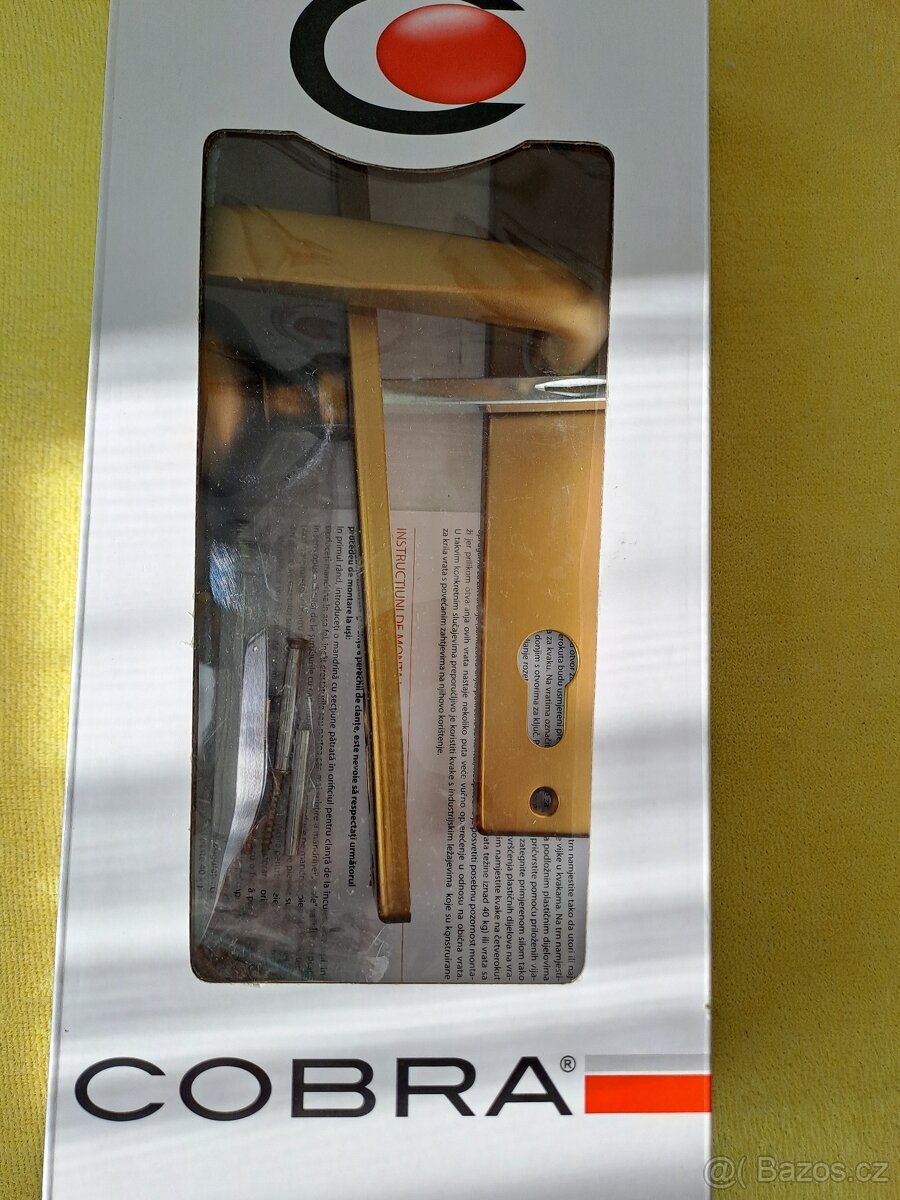 Prodám nové dveřní kování COBRA - koule - 2