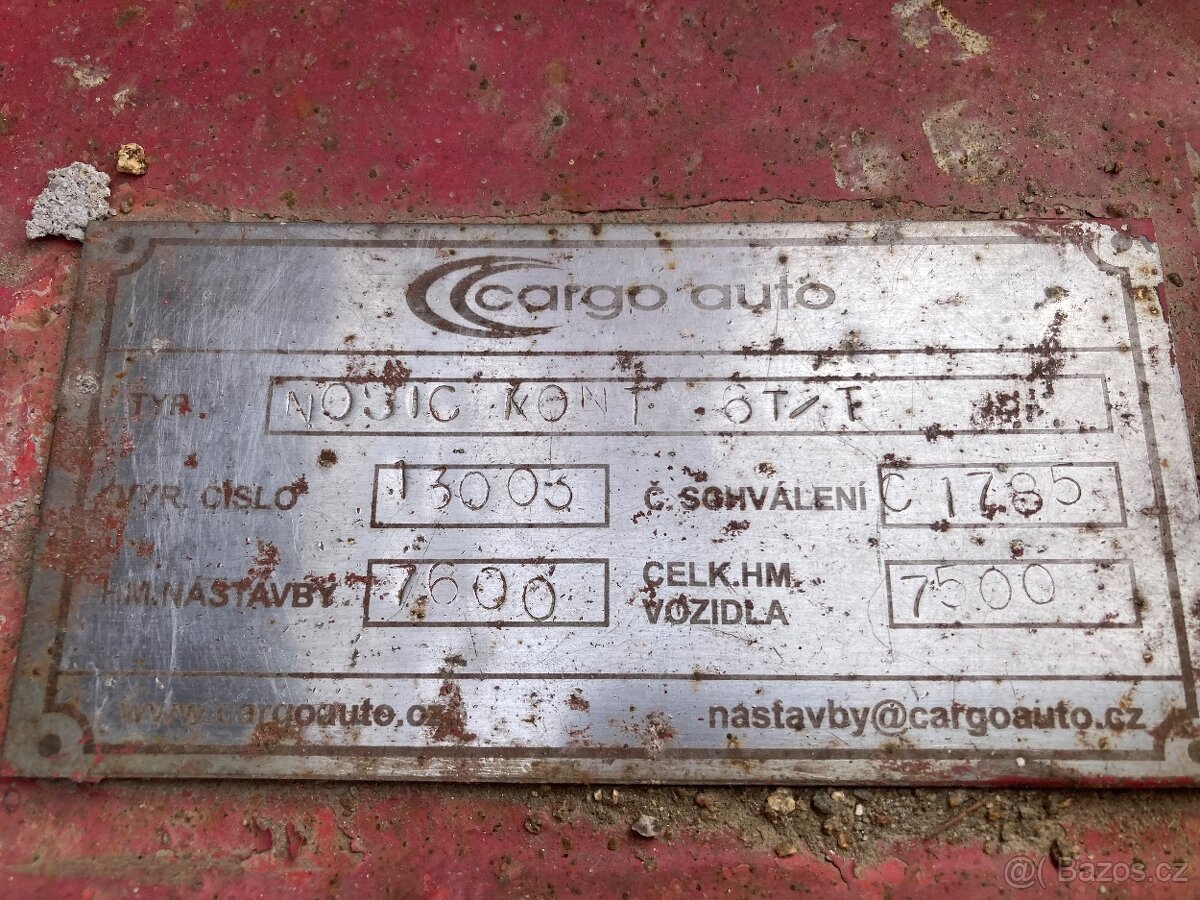 Háková kontejnerová nástavba - 2