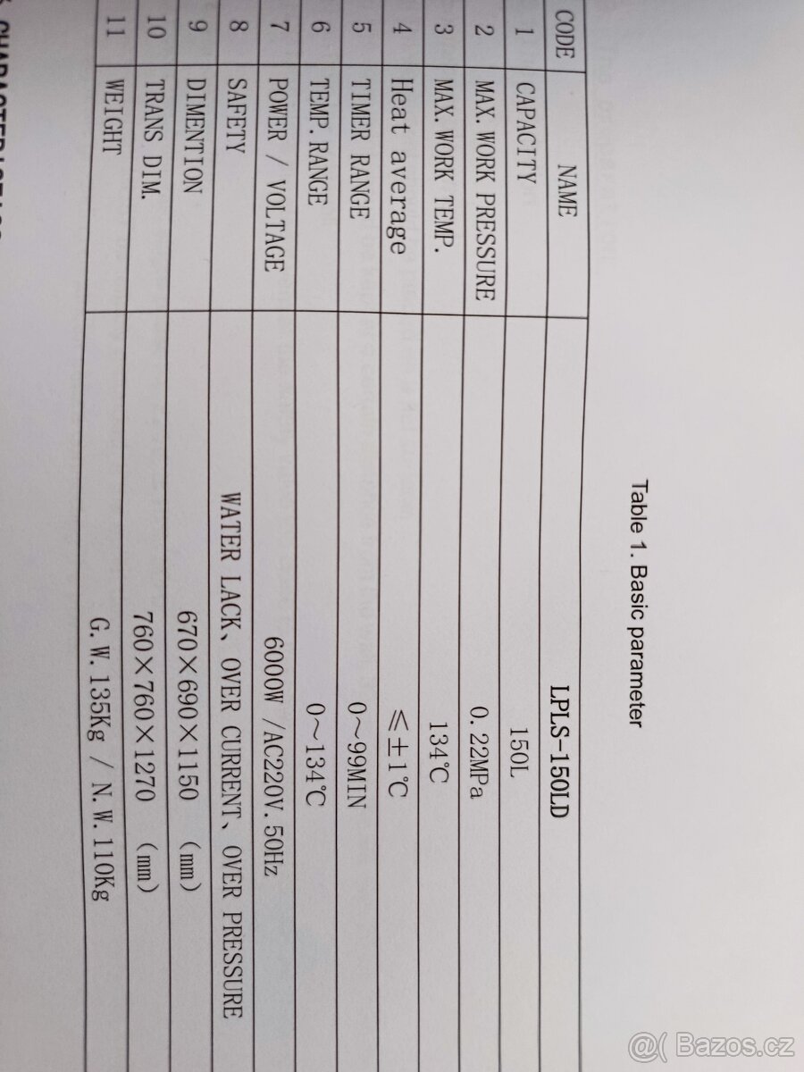 Autokláv / Sterilizátor - 2