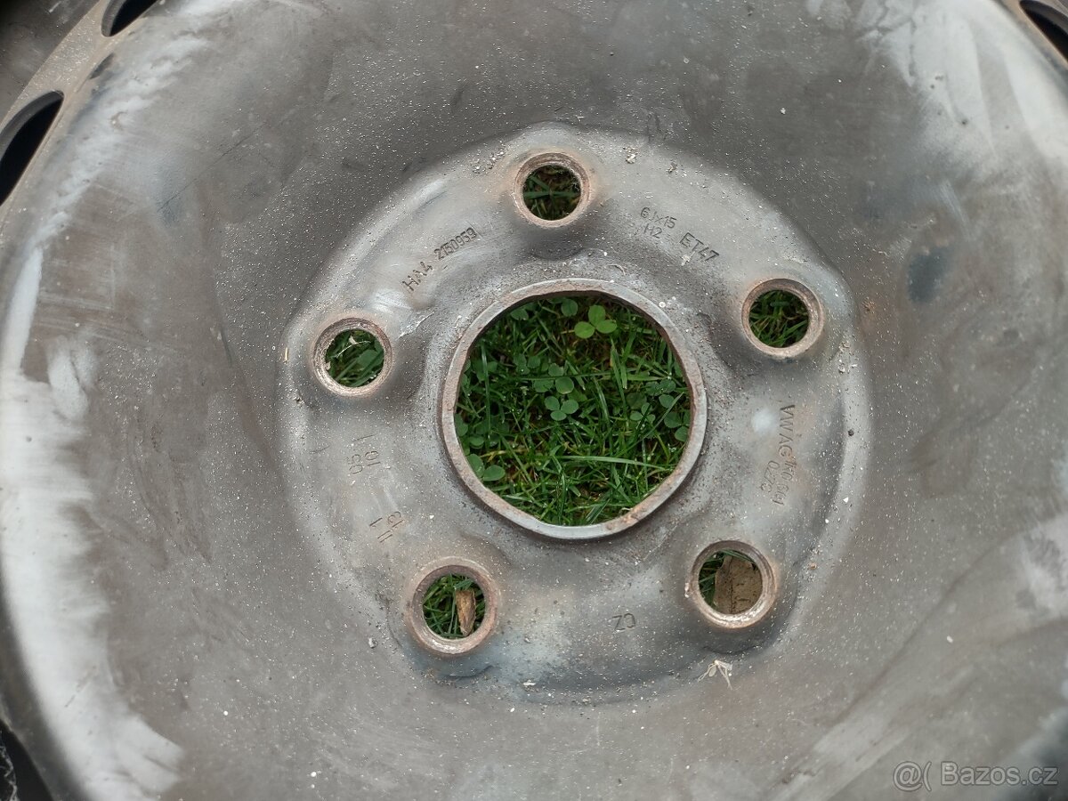 Plechové disky VW R15'', 5x112 - 2