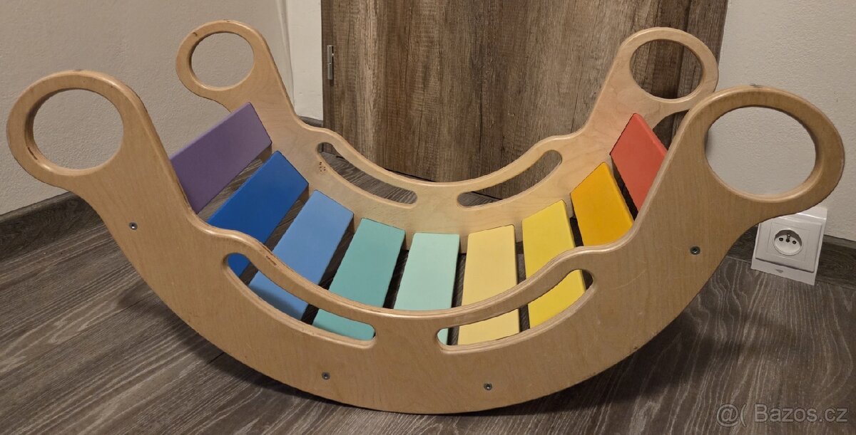 Montessori duhová houpačka 5in1 - 2