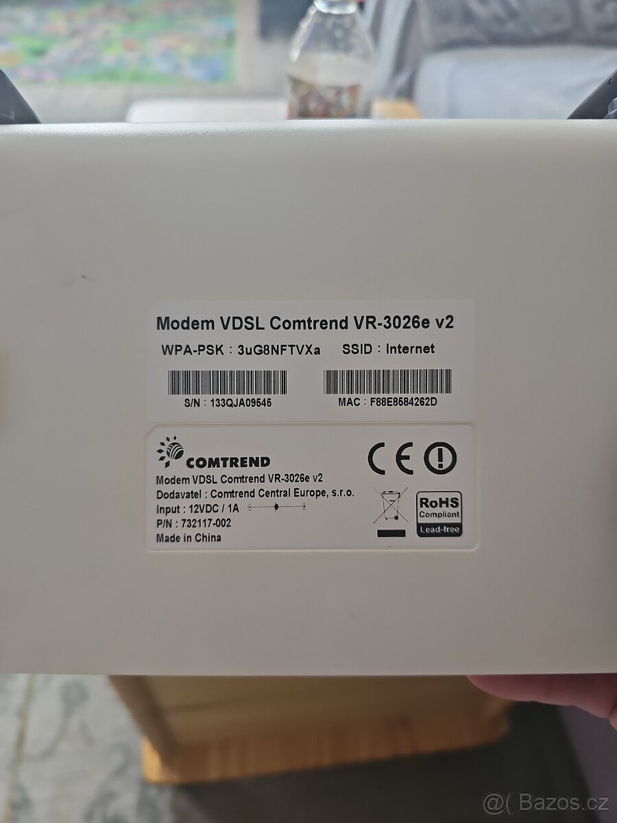 VDSL modem/router Comtrend VR-3026e v2. - 2