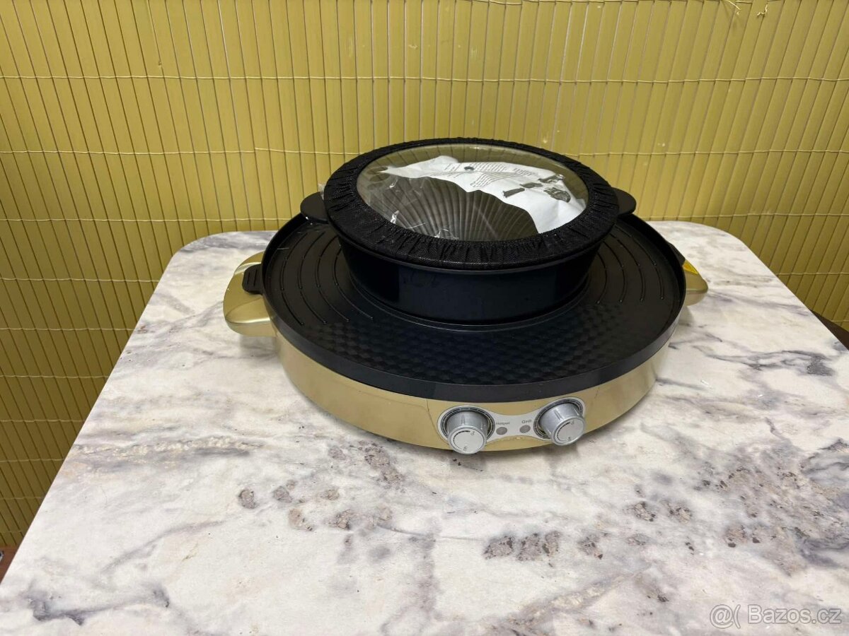 Elektrický gril + hotpot 2v1 korejské BBQ (115) - 2