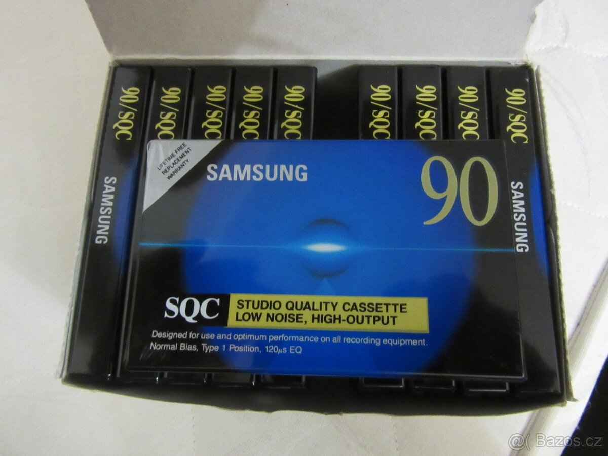 SAMSUNG SQC -90 nová audiokazeta - 2