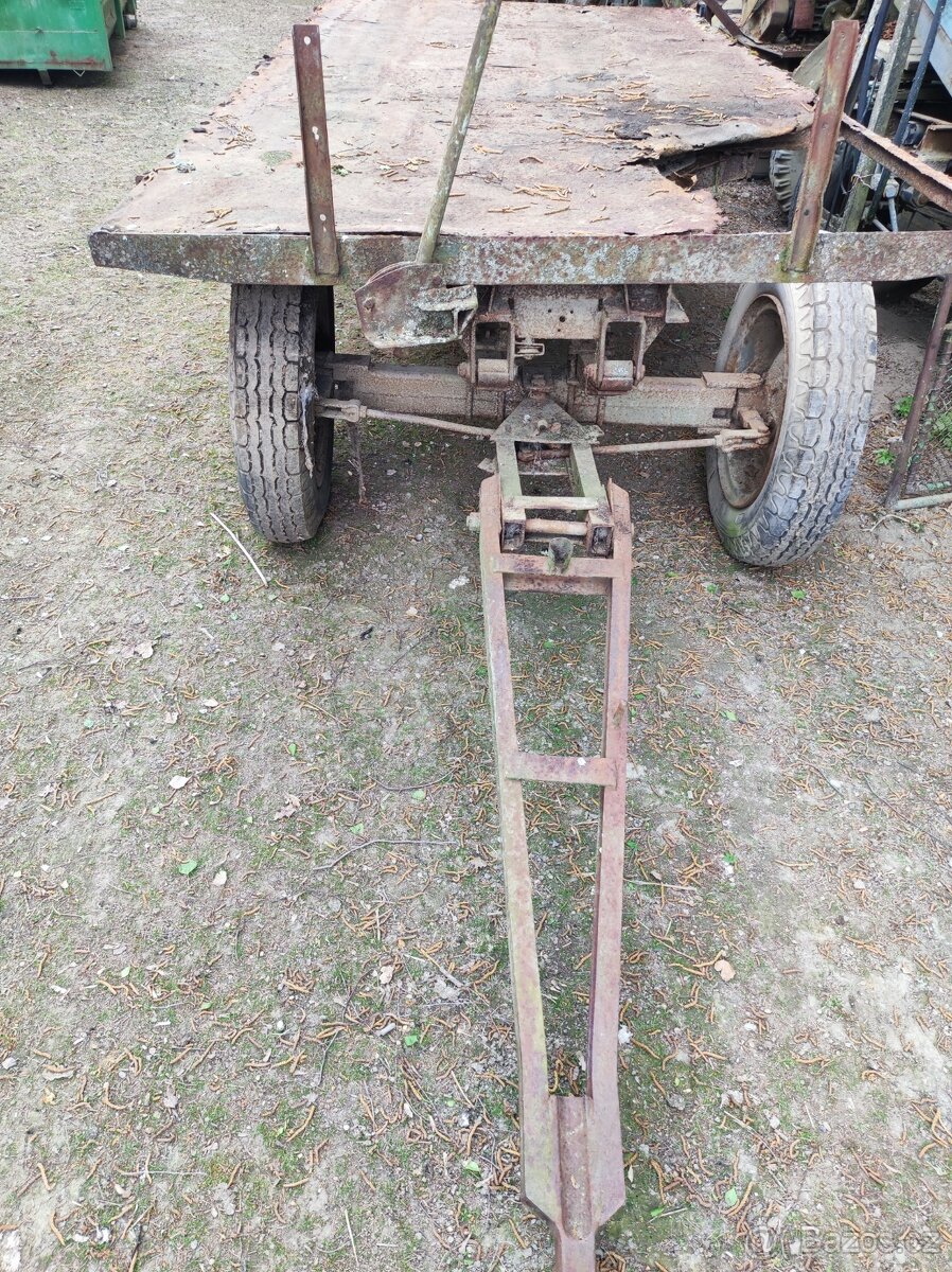 Vlek , valník za traktor 3,5t. - 2