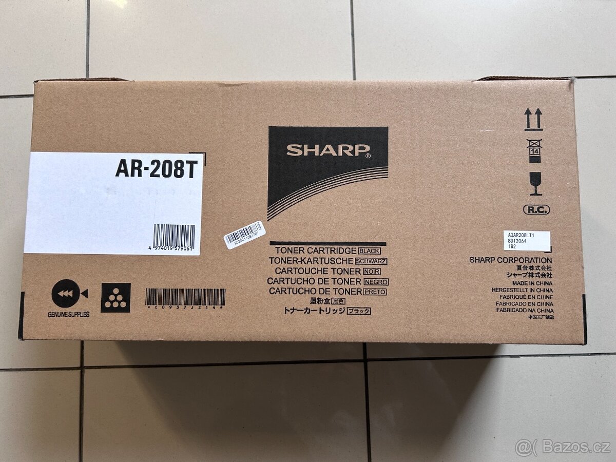 Toner SHARP AR-208T original / nový - 2