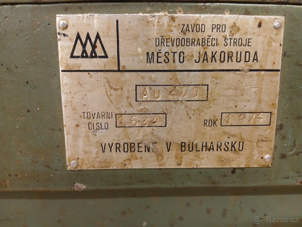 Hoblovka-srovnávací frézka 40 cm - 2