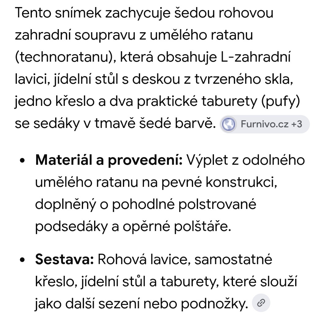Zahradní nábytek - 2