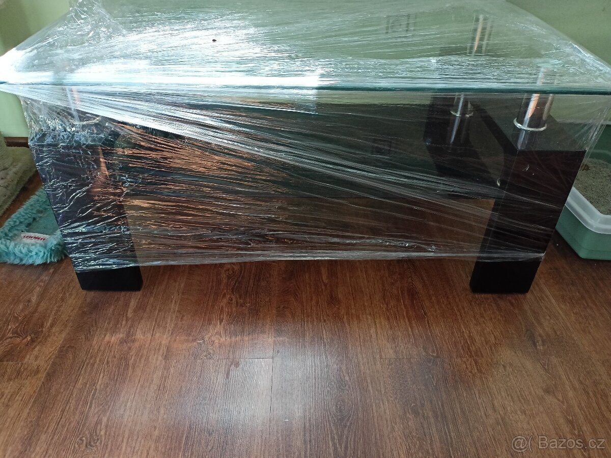 Skleněný konferenční stolek 100x60x45 - 2