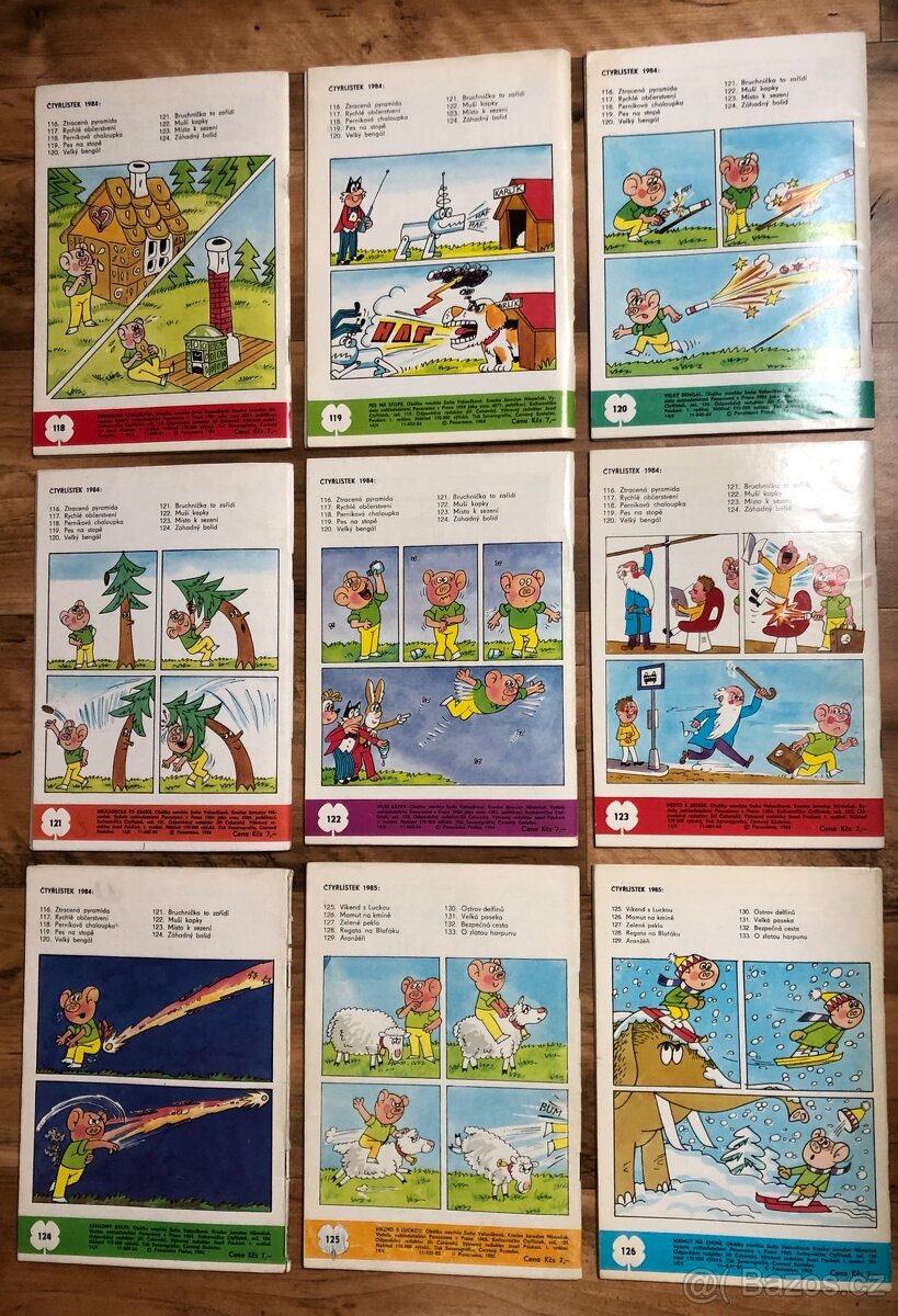 Čtyřlístek číslo 118 až 126 - 2