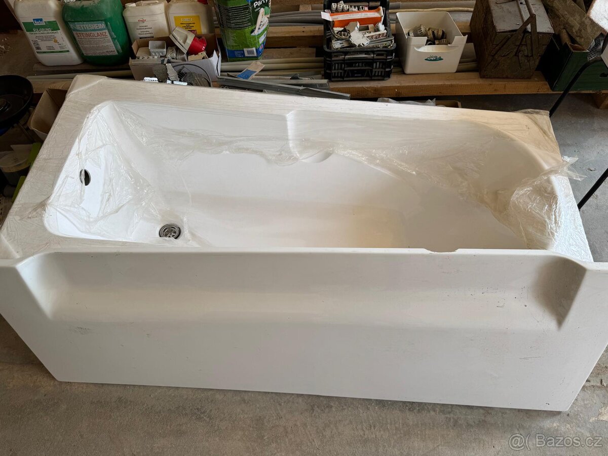 Prodám vanu - NOVÁ NIKDY NEPOUŽÍVANÁ + boční panel a nožičky - 2