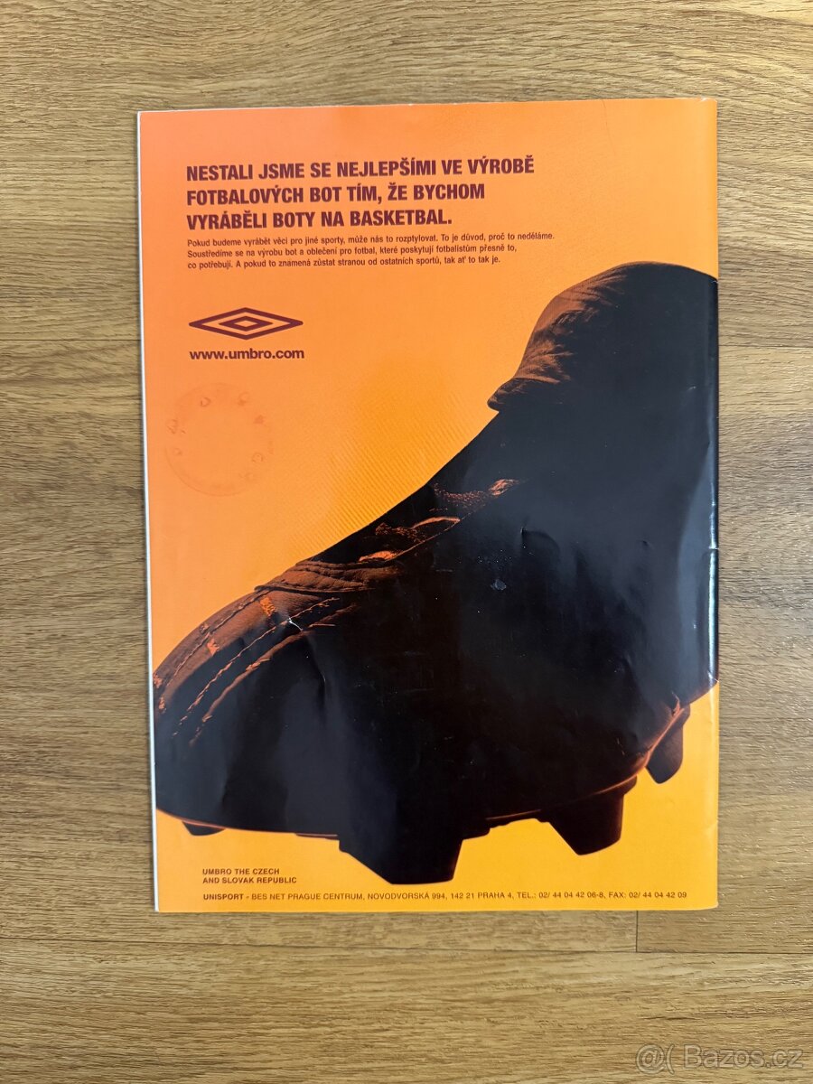 Hattrick časopis 08/2001,pěkný stav, rarita, Praha - 2