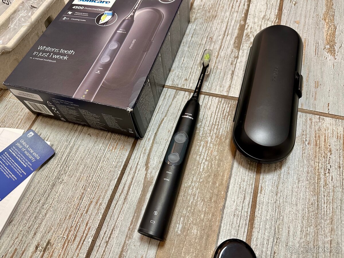 Elektrický kartáček Philips Sonicare 4500, záruka - 2