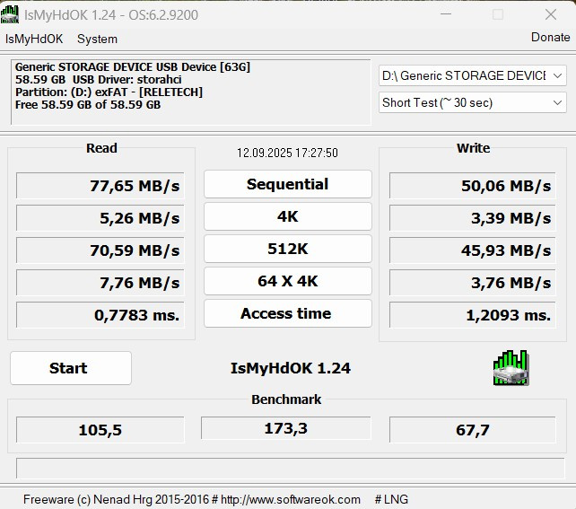 Paměťová karta MicroSD 64GB RELETECH NOVÁ RYCHLÁ - 2