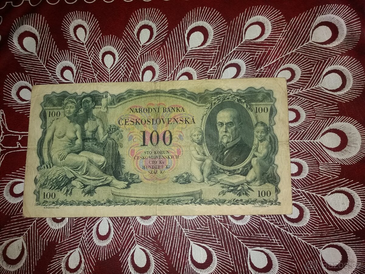 100 korun 1931 pěkný stav, vzácnější prvnější série, vyhledá - 2