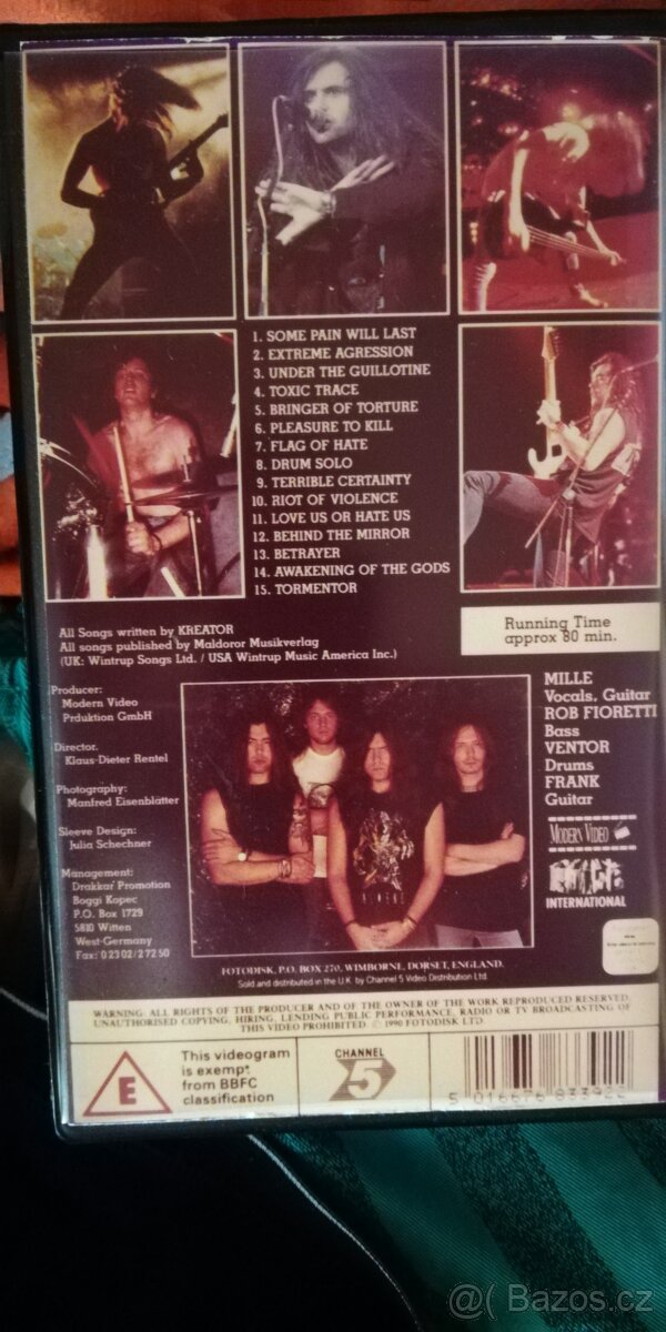 Kreator extreme aggression live tour89/90 - 2