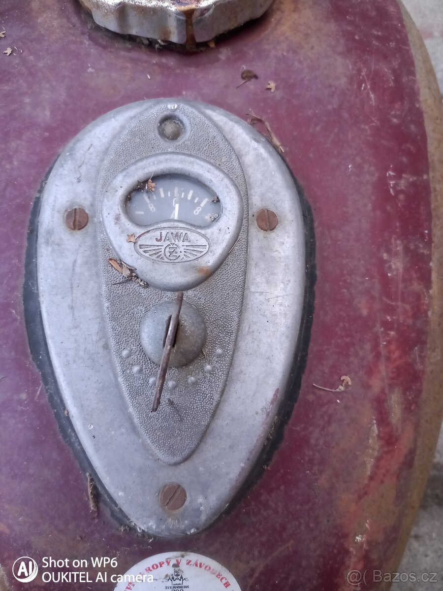 Nádrž Jawa s ampérmetrem - 2