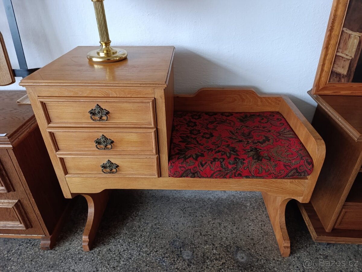 Rustikální lavice, botník, masív, Nábytek Spříběhem - 2