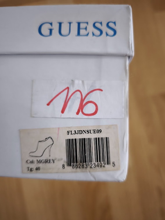 Dámské Guess boty v.40 bar.MGREY - 2