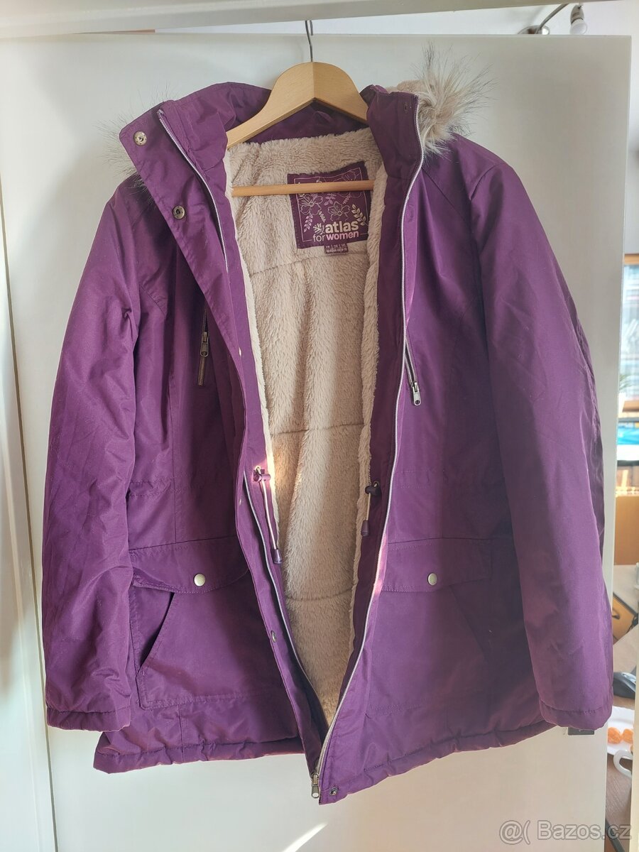 Zimní bunda a kapucí 44-46 - 2