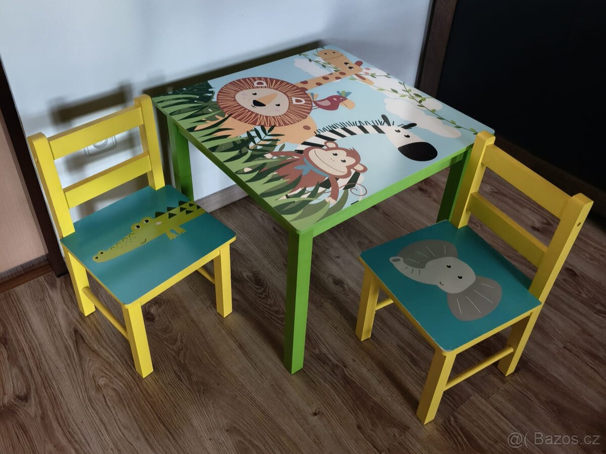 Dětský stůl a židle - 2
