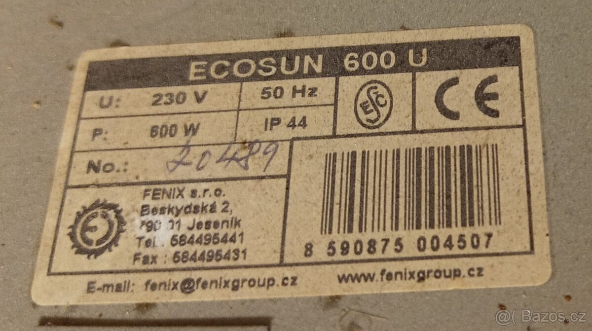 Přímotopné panely ECOSUN - 2