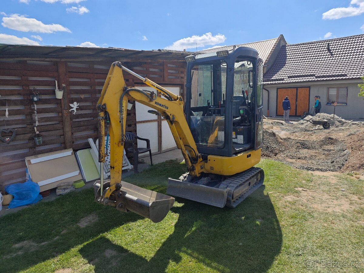 Prodám mini bagr yanmar 14pc r - 2