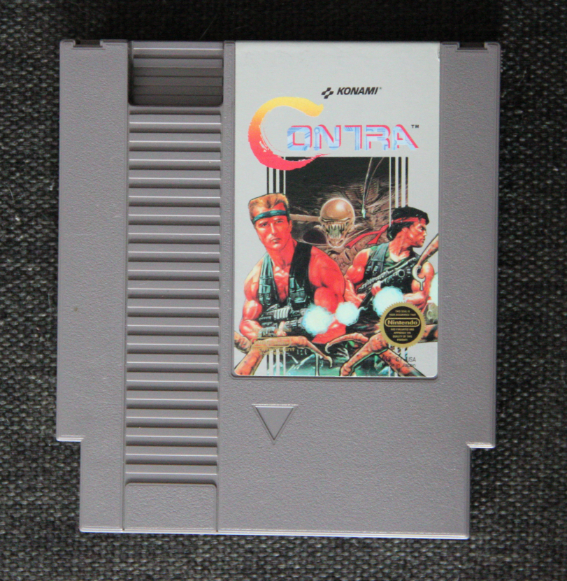 Contra + Super Contra (Super C) NES – Originál USA NTSC - 2