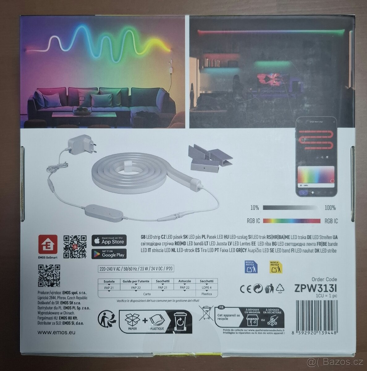 RGBIC led pásek Emos - 2