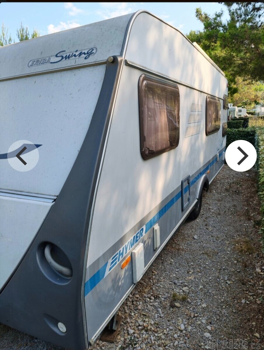 Karavan Hymer eriba swing 525A, palandy - 2