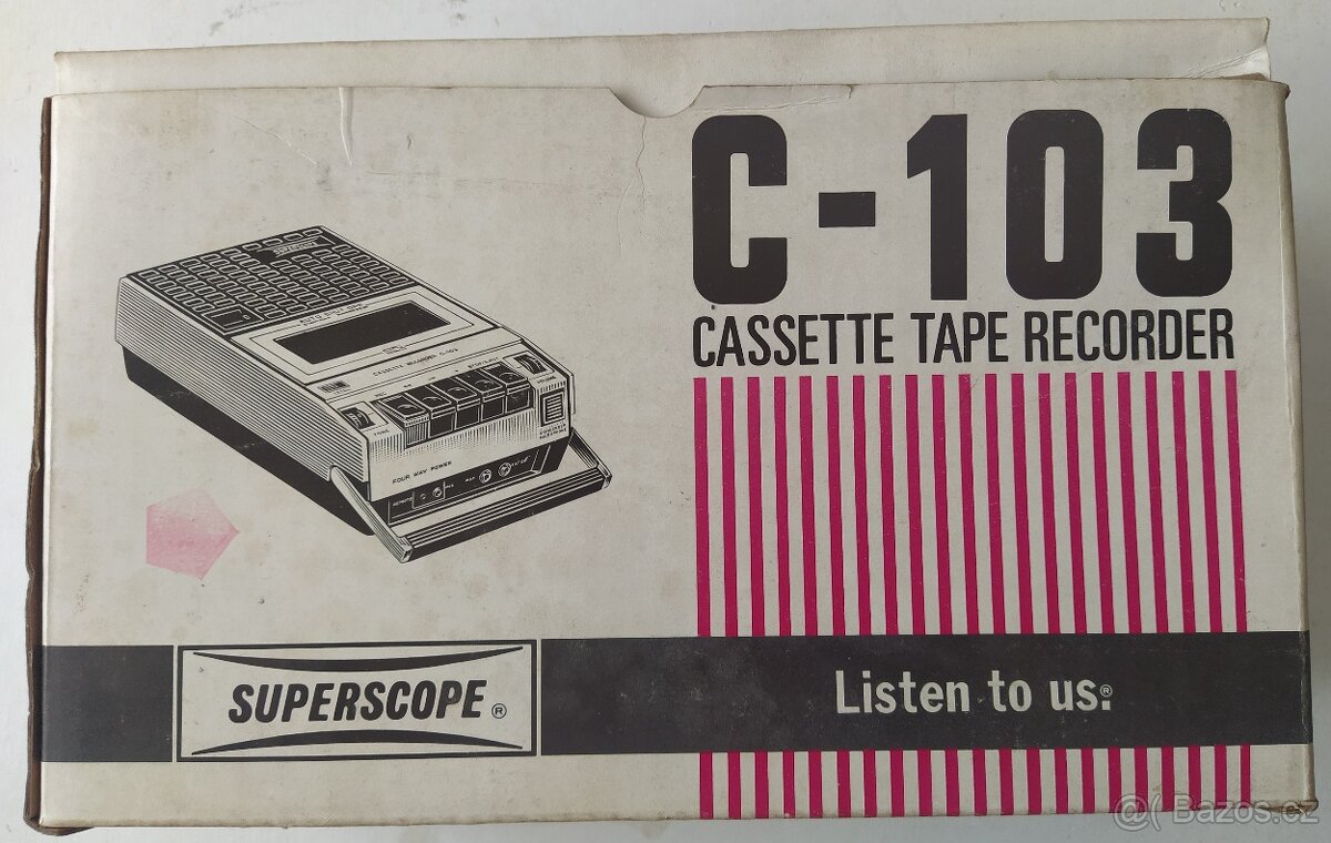 Kazeťák Superscope C-103 - 2