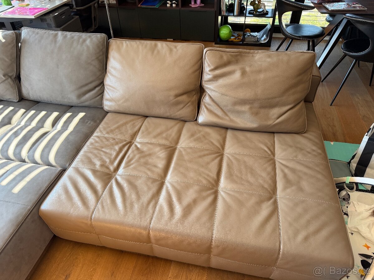 Minotti sedací souprava kozena - 2