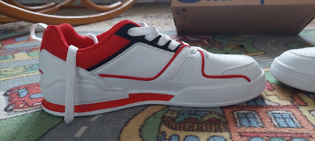 Boty Champion 3 point low white/red/NBK - 2