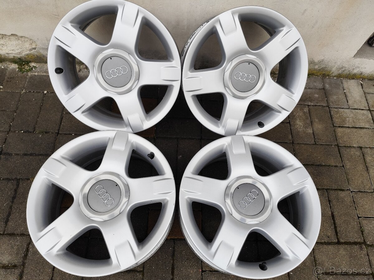 ALU 5x112 r16 AUDI - PĚKNÁ SADA - 2