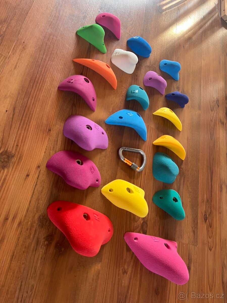 Nové dětské lezecké chyty THEREX - 20 kusů - 2