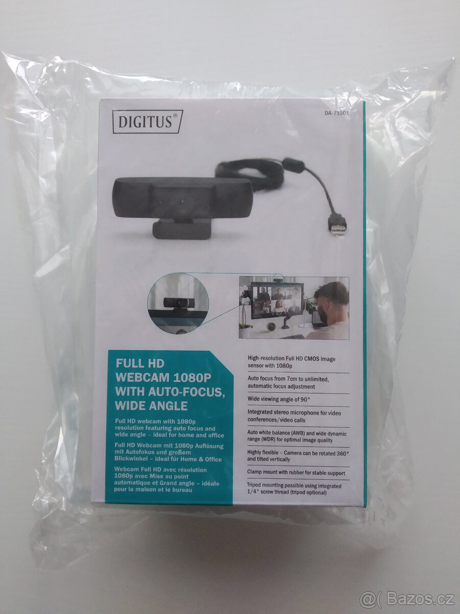 Nová webkamera DIGITUS Full HD 1080p - 2